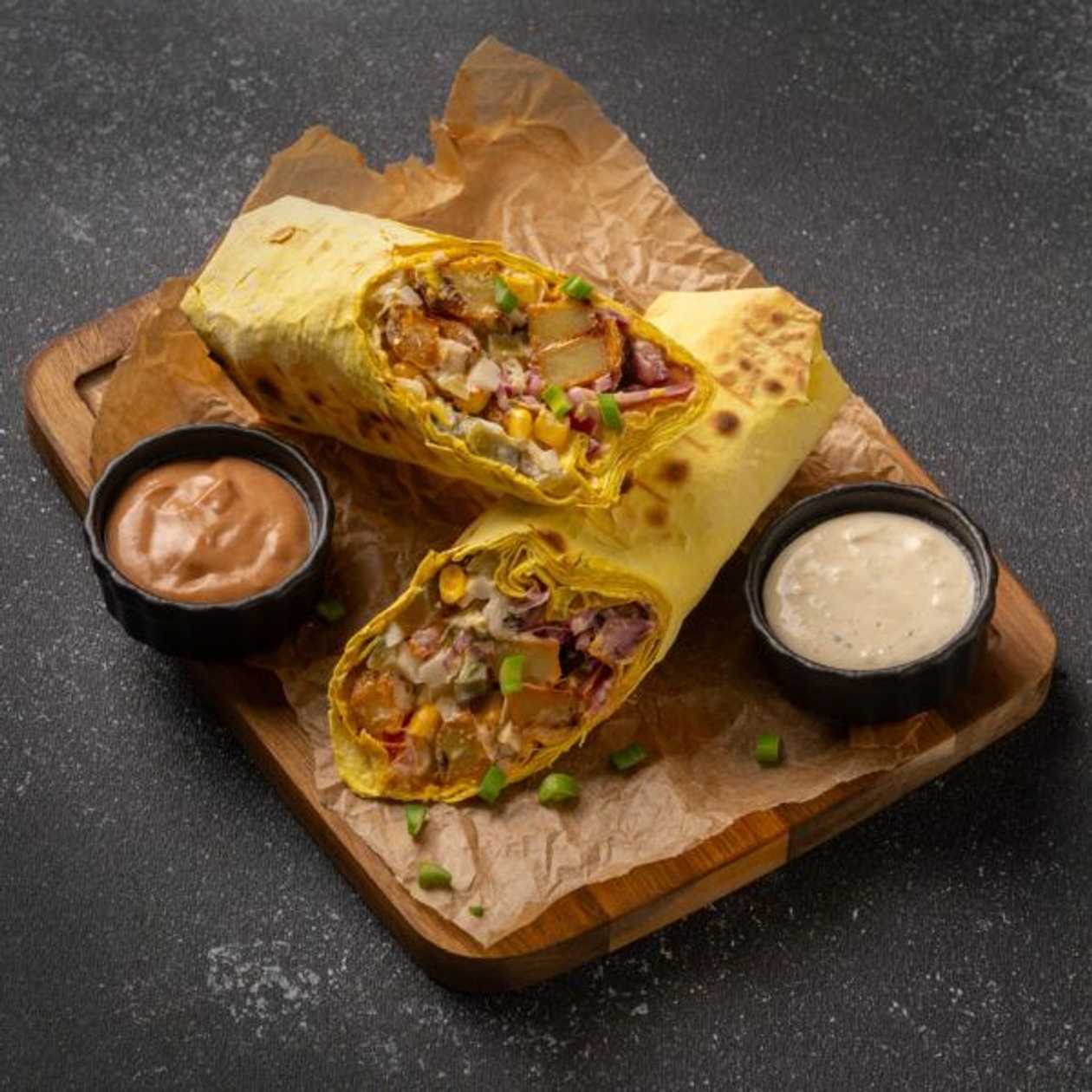 Shawarma from DYMNO with White Sauce