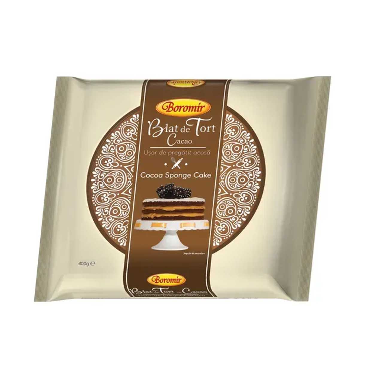 Boromir Blat de tort cacao 400 g