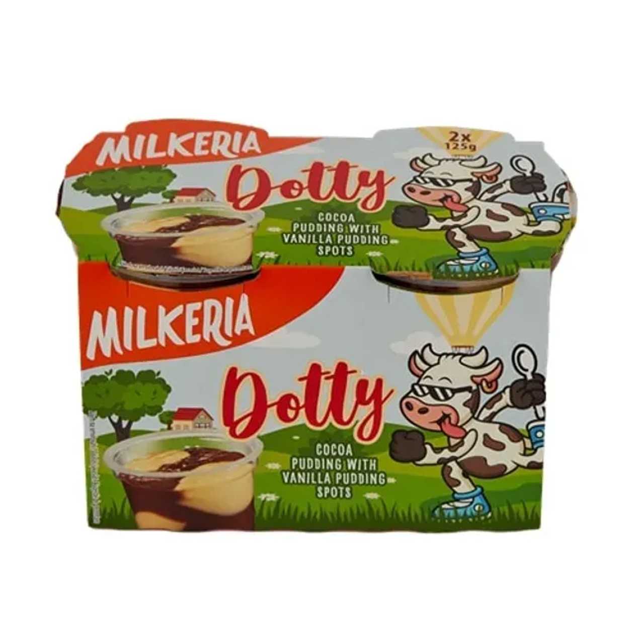 Milkeria Budinca cu cacao 70% si aroma vanilie 30% 2*125 g