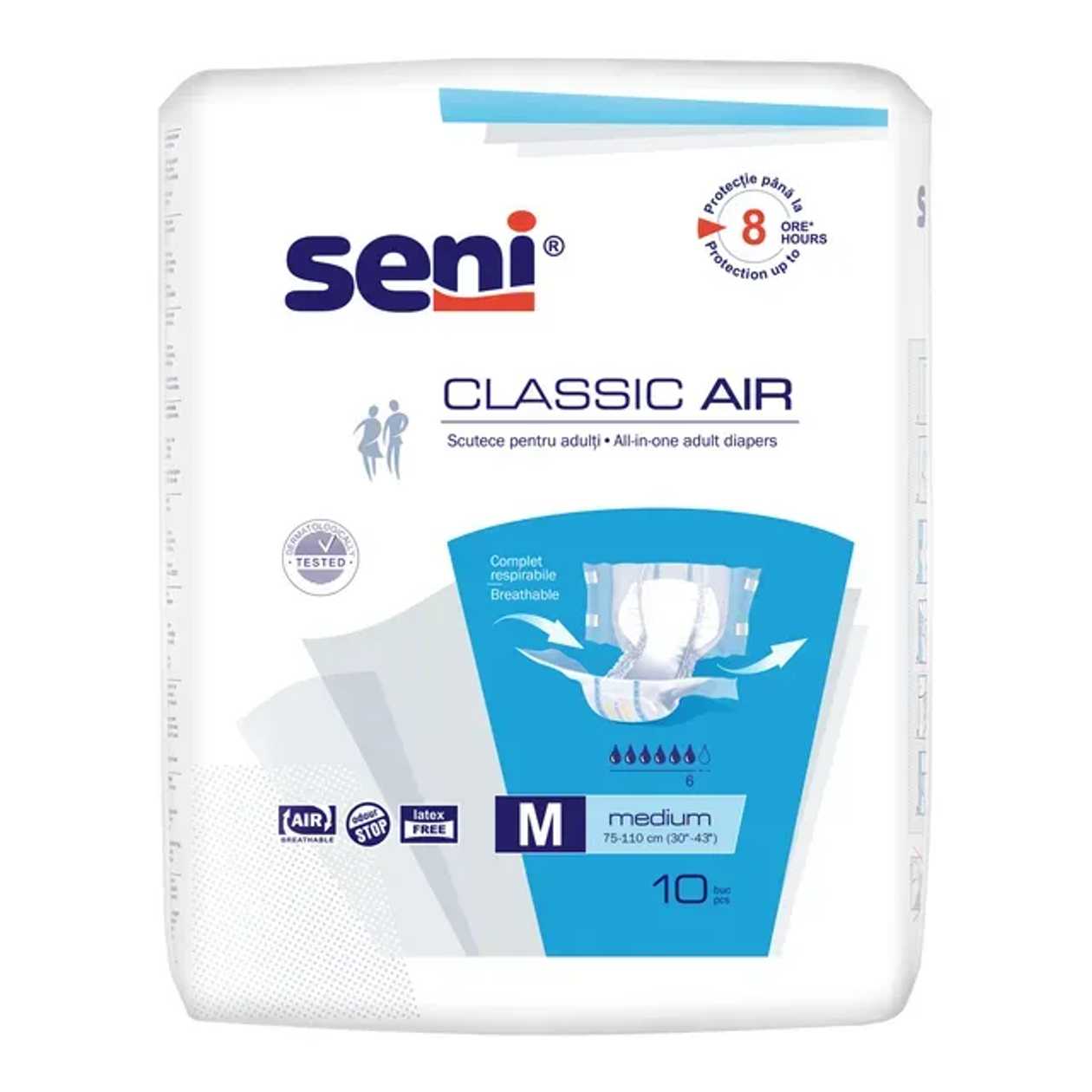 Seni Absorbante classic air mediu 10 buc