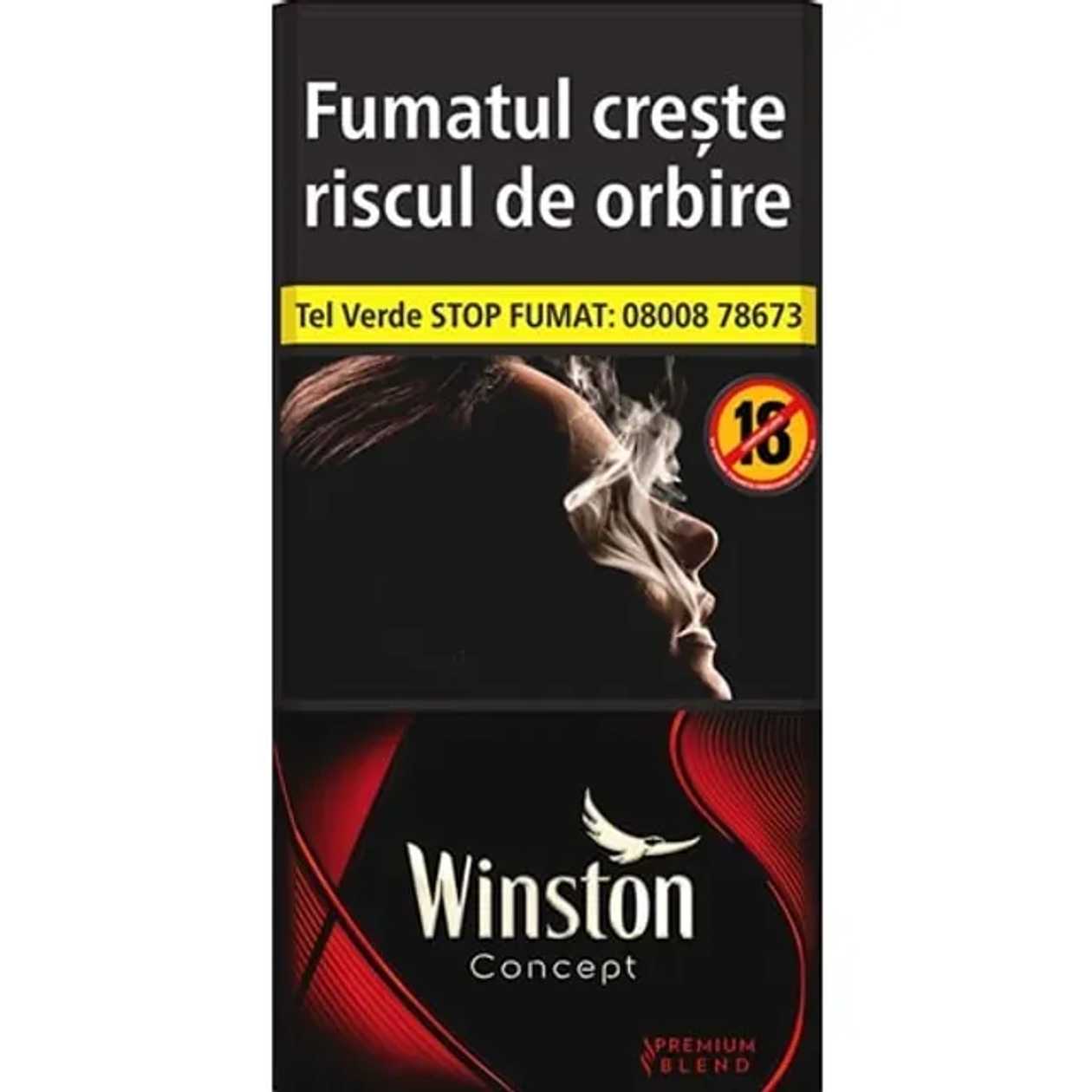 Winston concept black tigari