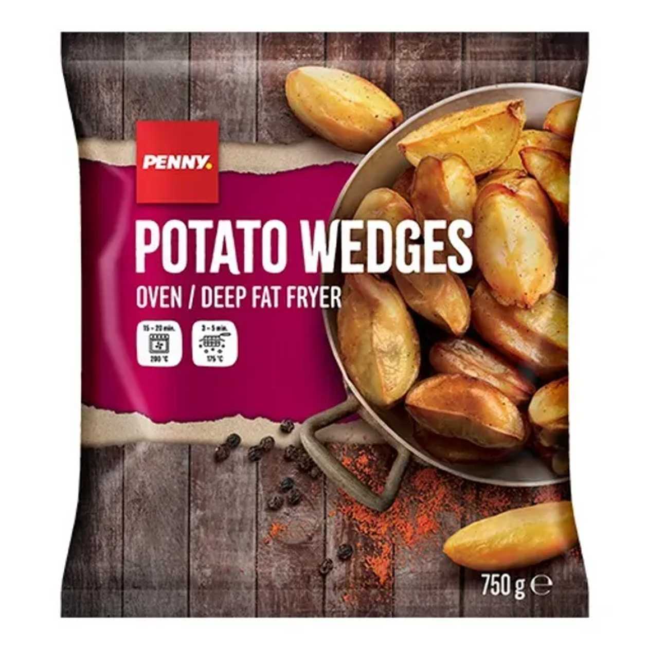 PENNY Cartofi Wedges 750G