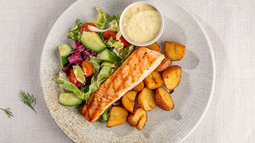 Salmon steak