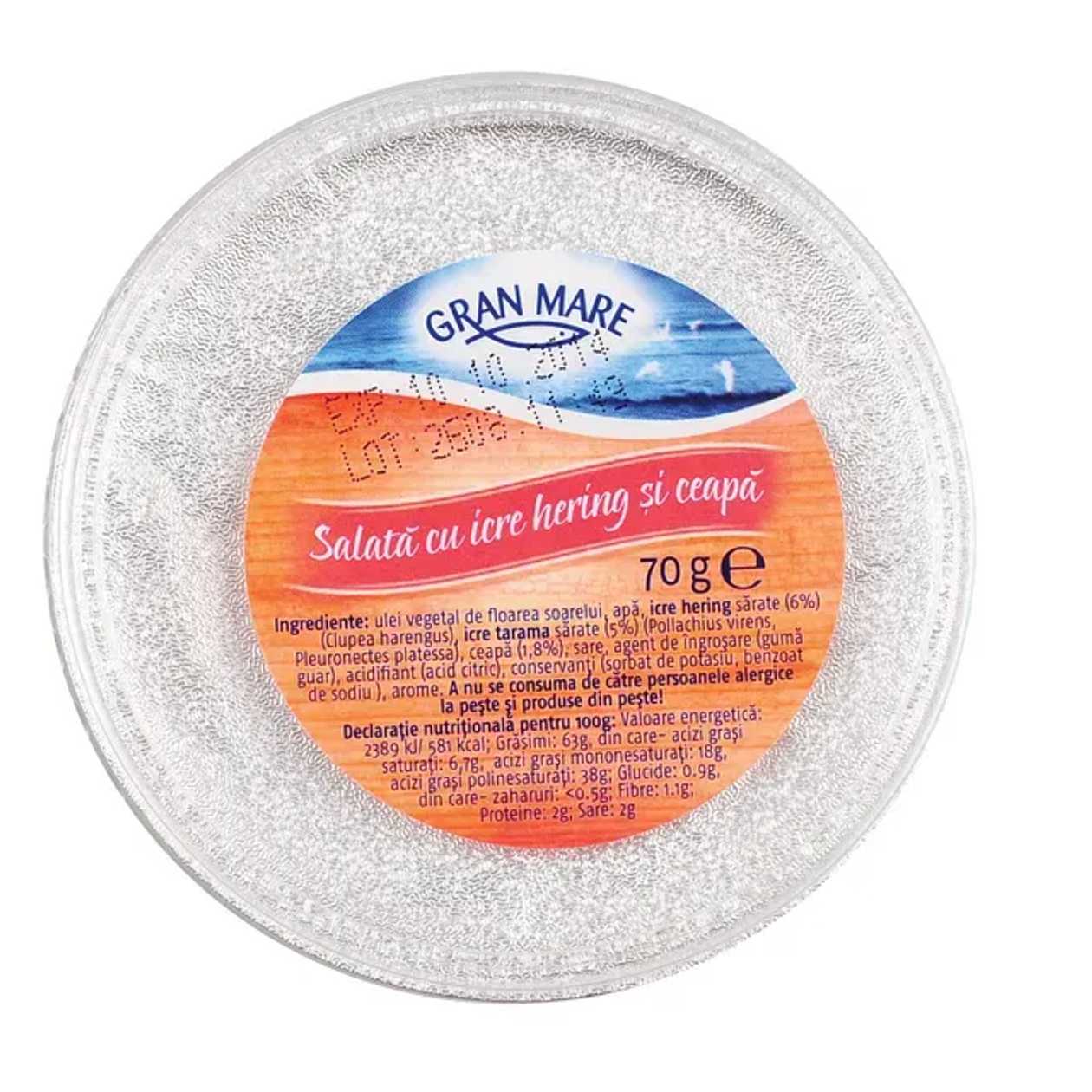 Gran Mare Salata cu icre de hering cu ceapa 70 g