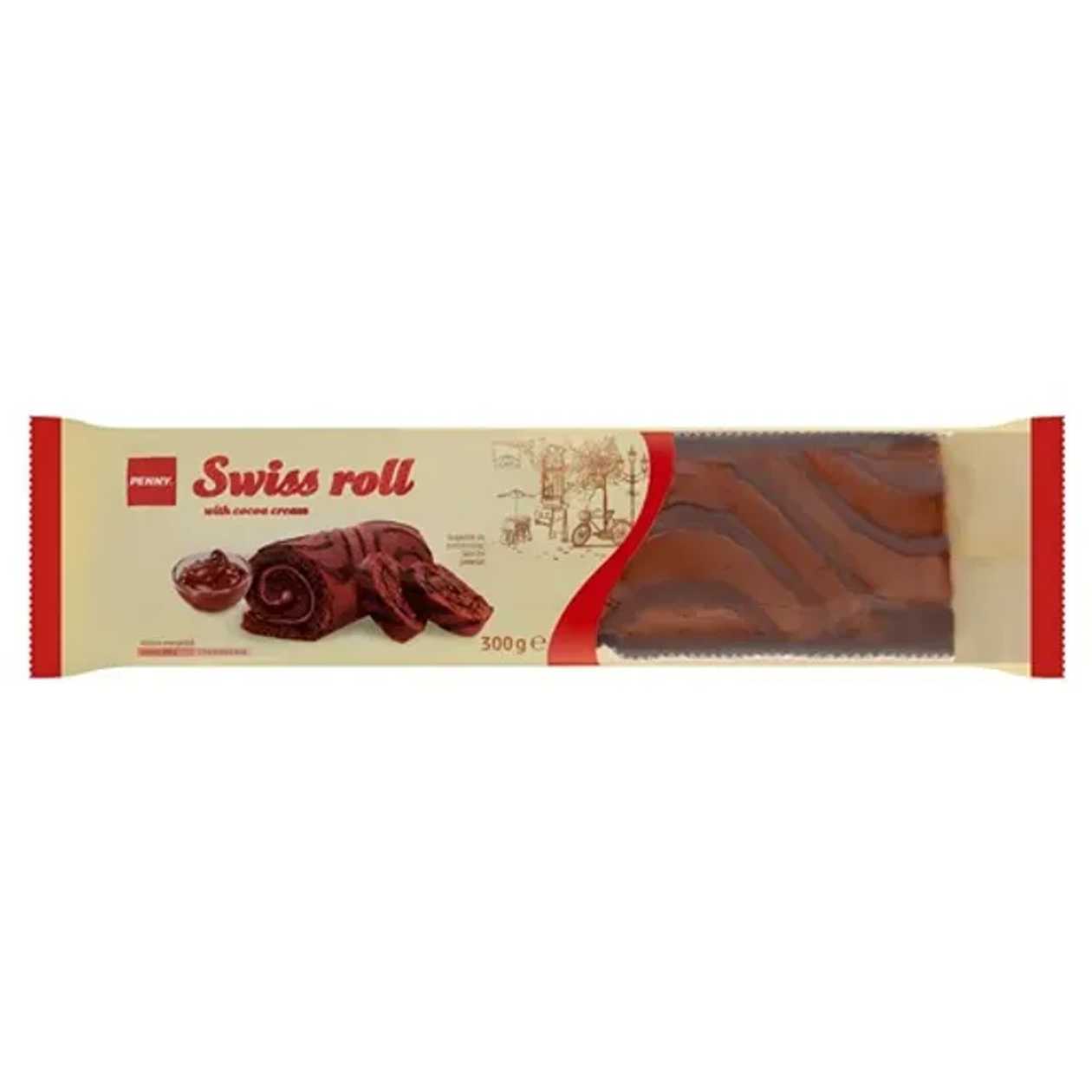 Pentru tine de la PENNY rulada cu crema de cacao 300 g