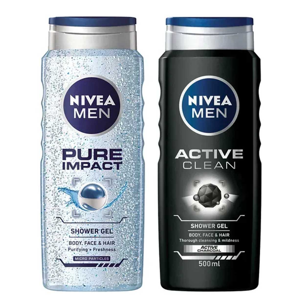 Nivea Gel de dus barbati diverse sortimente 500 ml