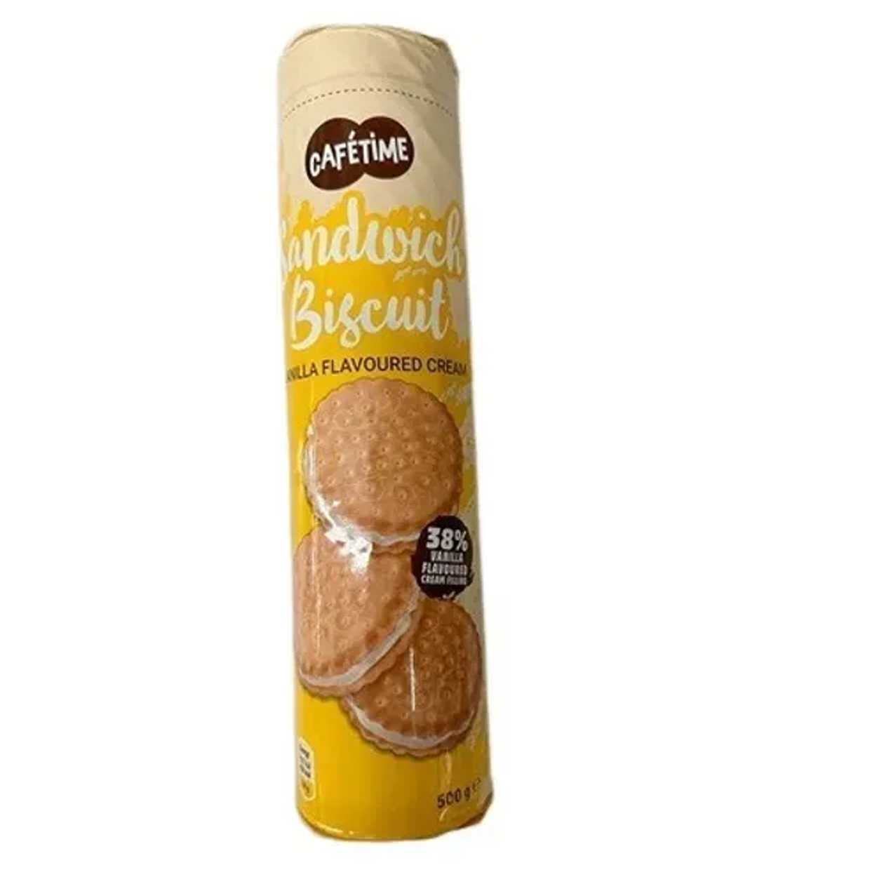 Cafe Time Biscuiti crema ar vanilie 500 g