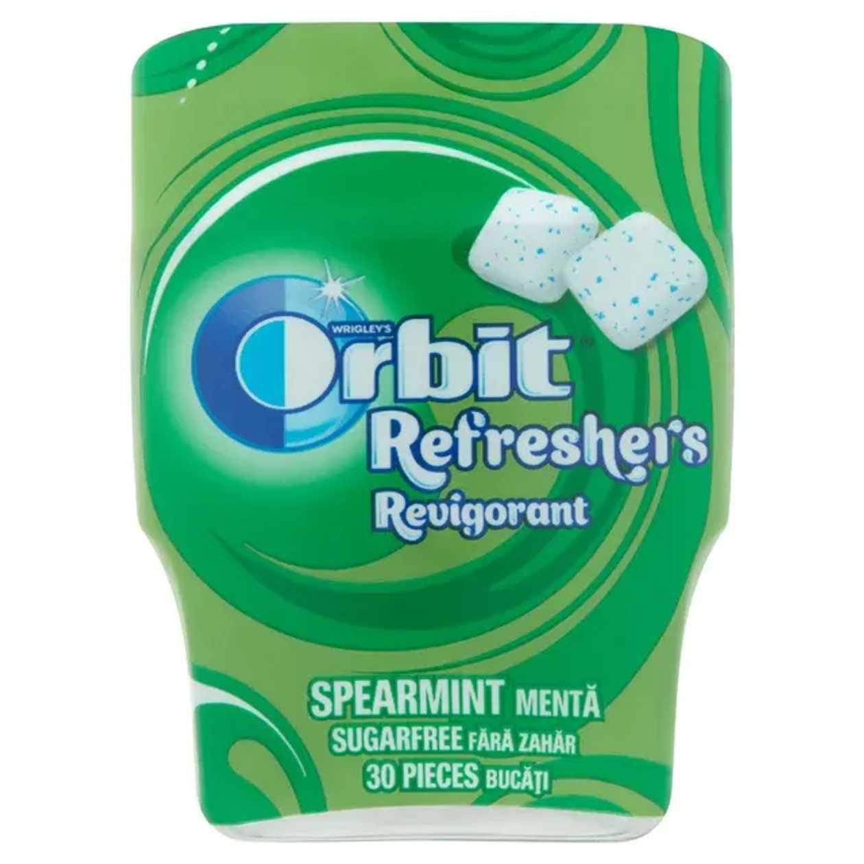 Orbit refreshers spearmint Guma de mestecat 30 buc