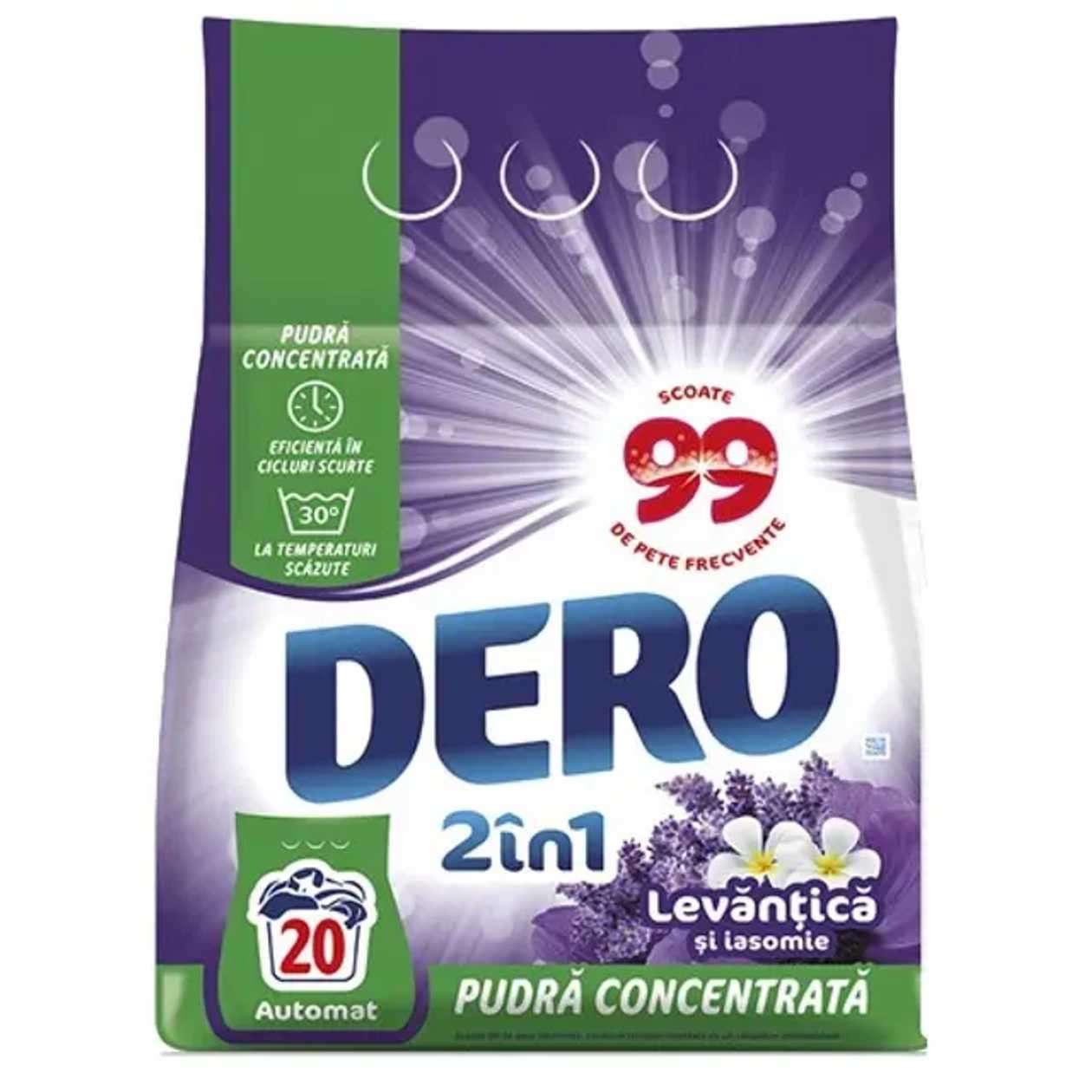 Dero Detergent automat 2in1 diverse sortimente 1,5 kg
