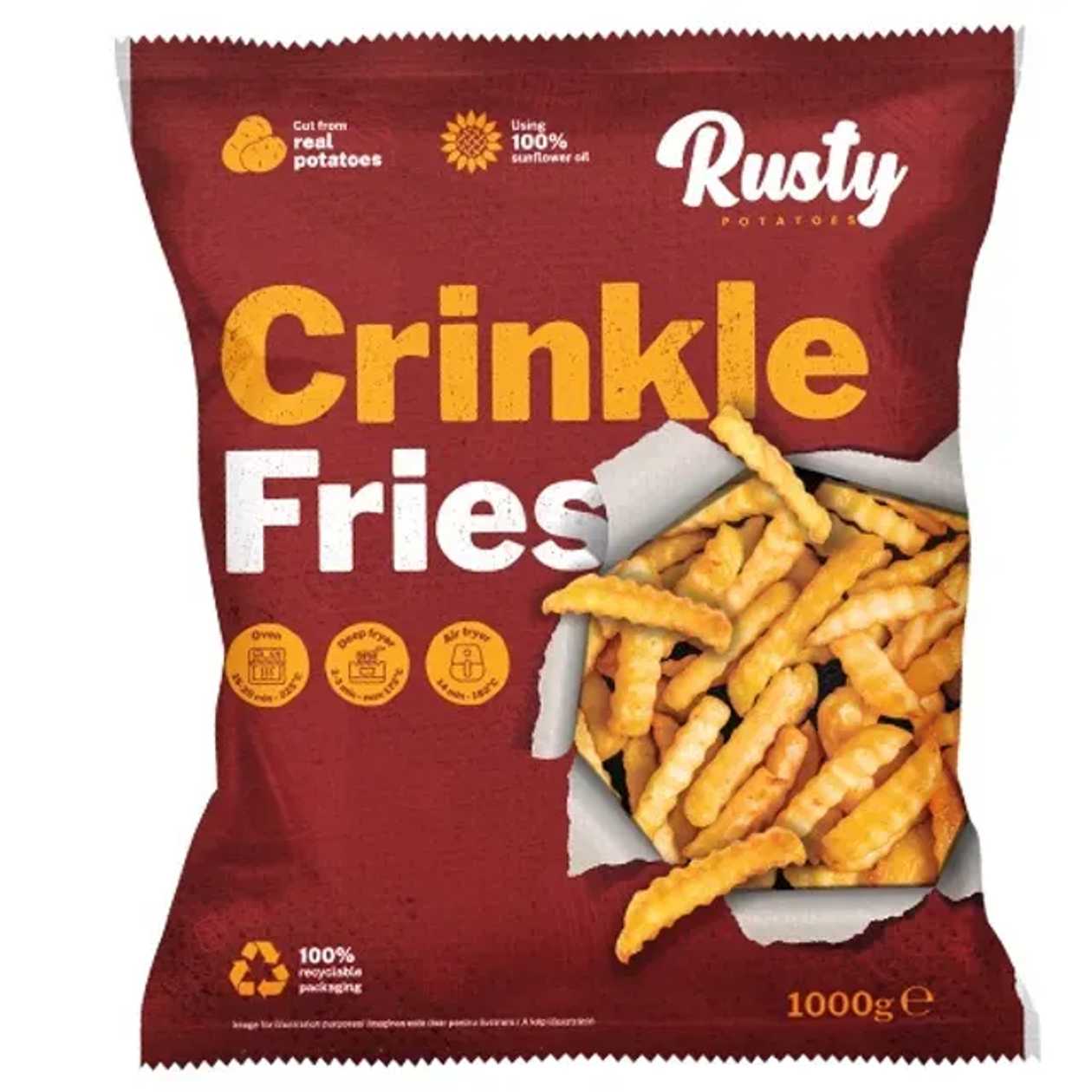 Rusty Cartofi ondulati congelati 1 kg