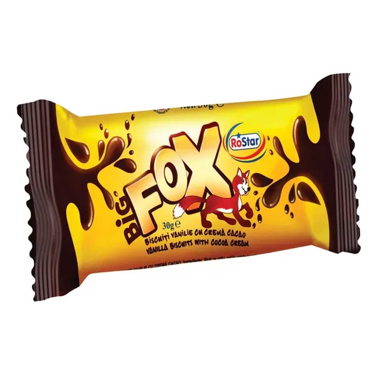 Big Fox biscuiti cu crema cacao 30 g