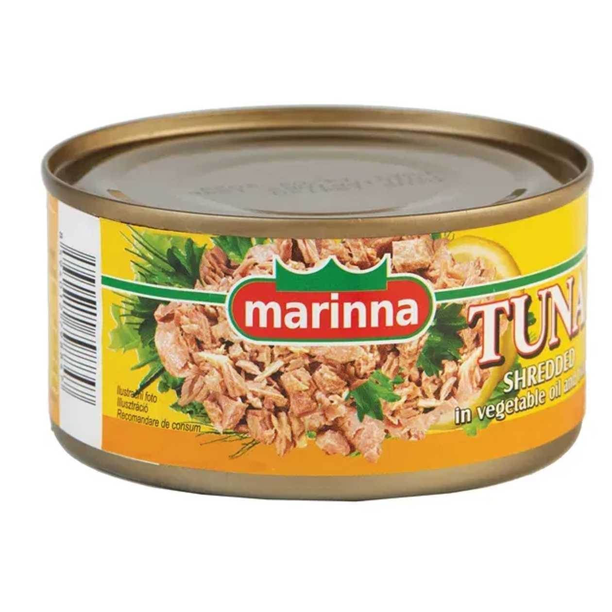 Marinna Ton in ulei vegetal + suc propriu 185 g