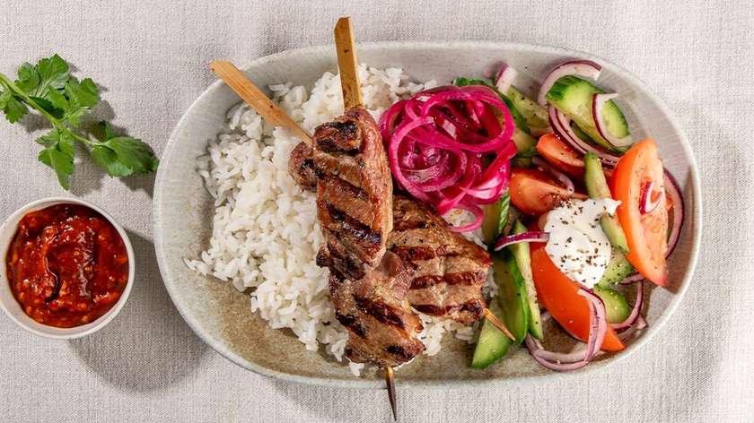 Pork shashlik