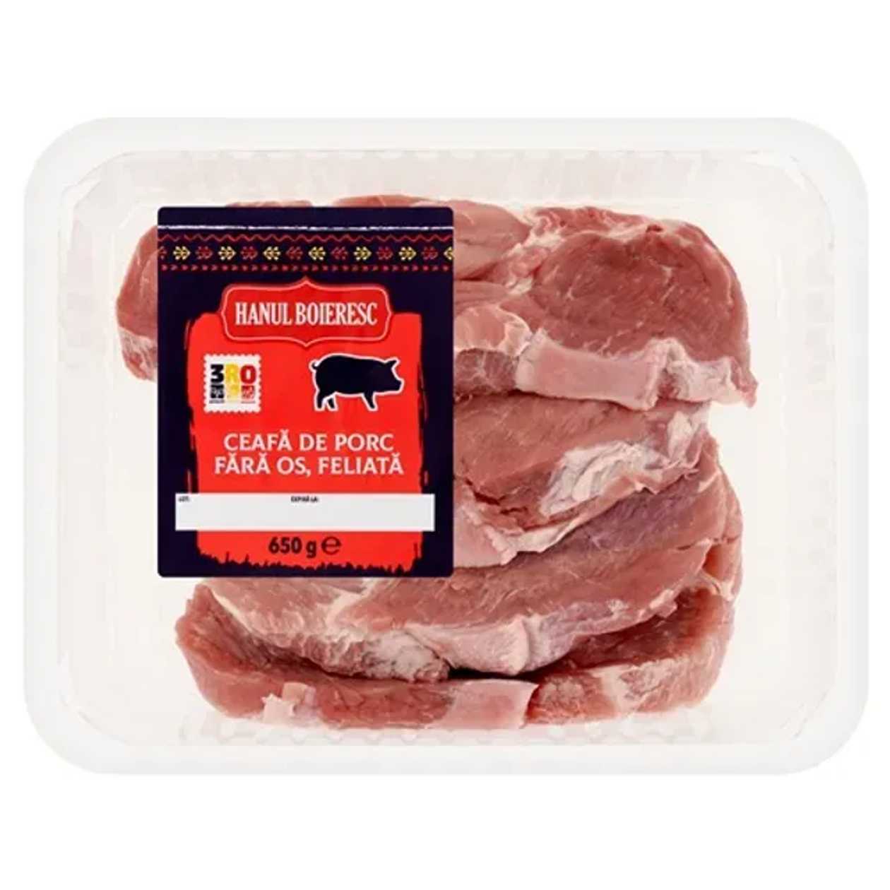 Hanul Boieresc Ceafa de porc feliata fara os 650 g