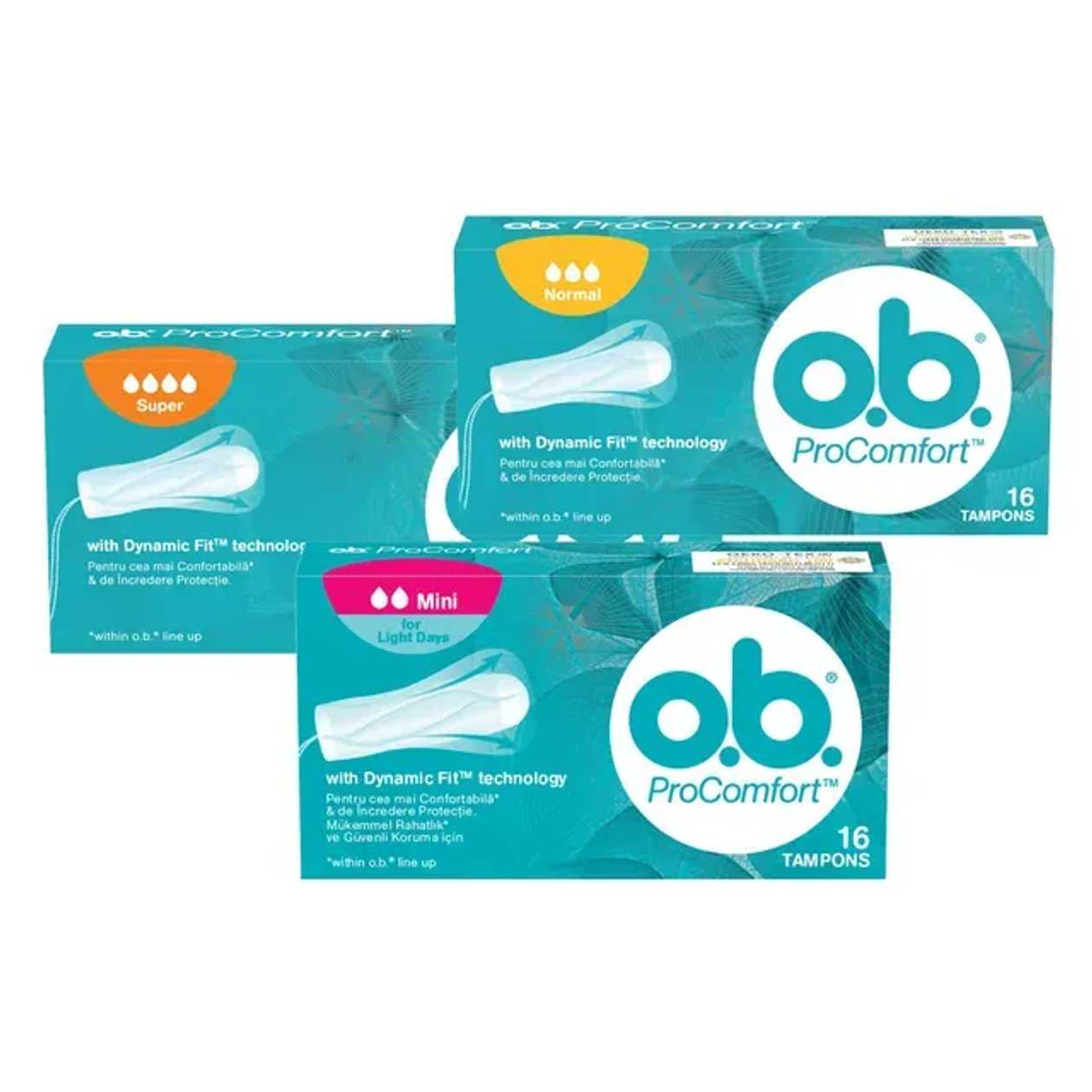 Ob procomfort Tampoane diverse sortimente 16 buc