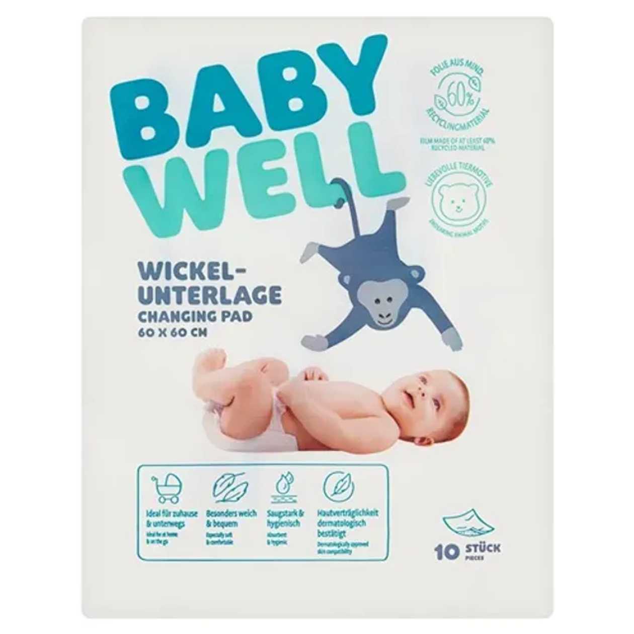 Babywell Cearceaf bebelus 60x60 cm 10 buc