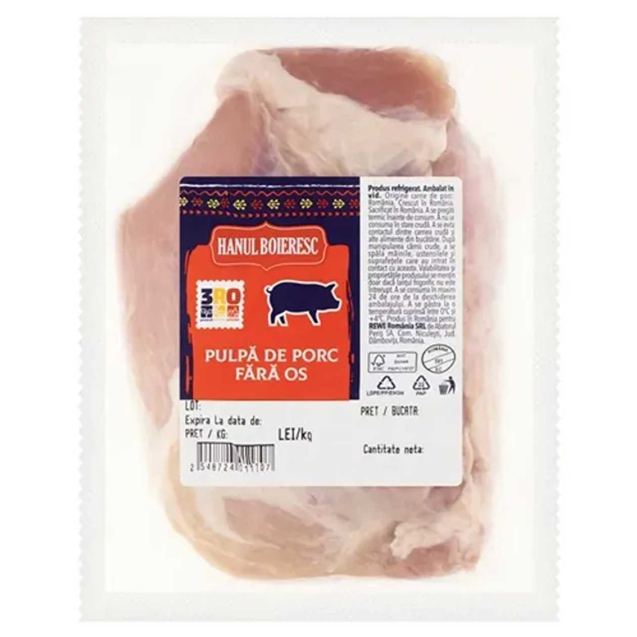 Hanul Boieresc Pulpa de porc fara os kg 1.4 KG