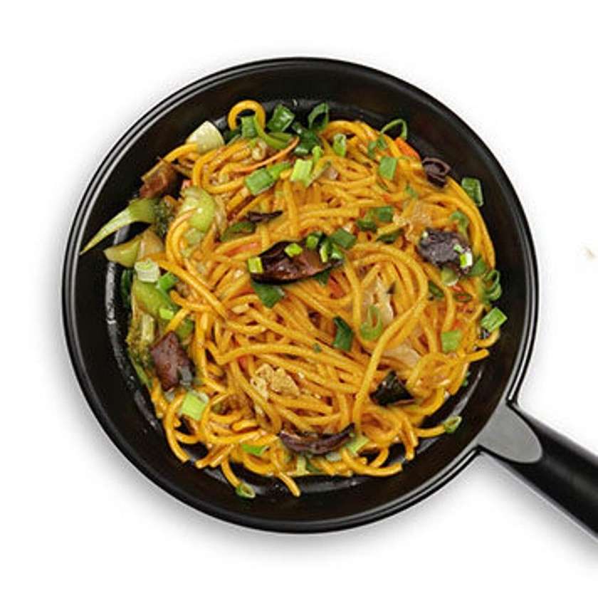 141. Lo Mein noodles with mushrooms