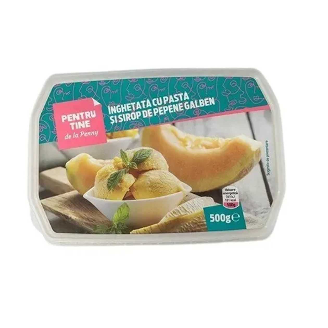 Pentru tine de la PENNY Inghetata cu pasta de pepene galben 500 g