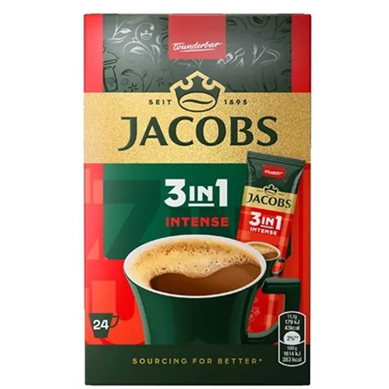 Jacobs 3 in 1 intense 24 x 11.1 g