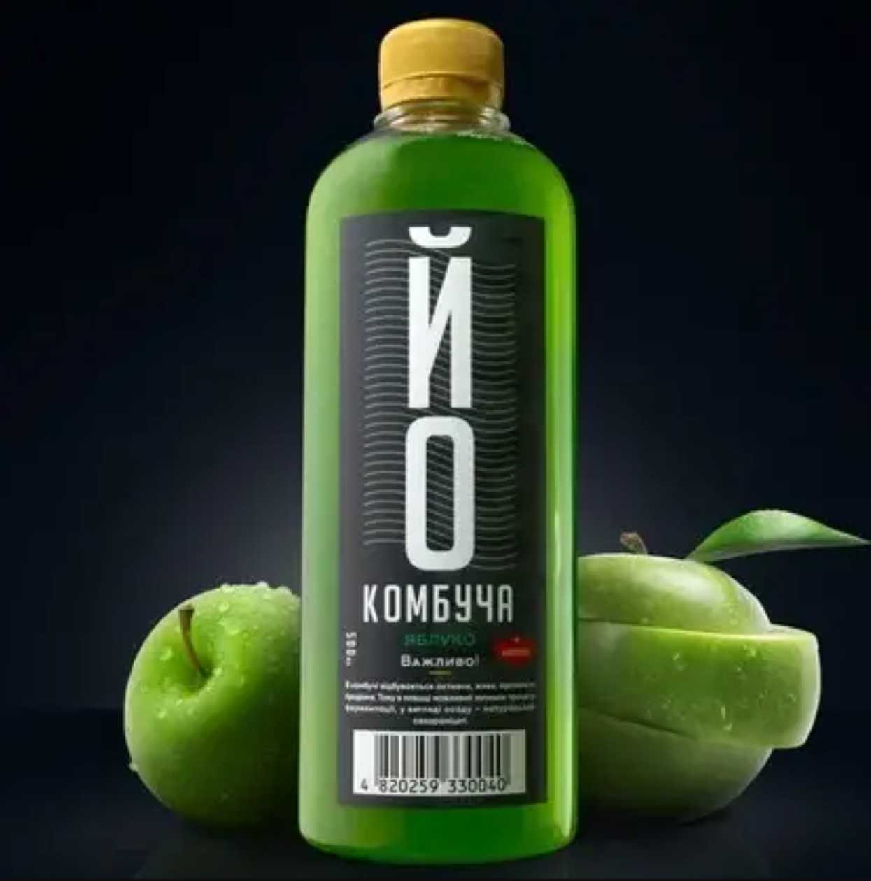 Apple Kombucha (500ml)