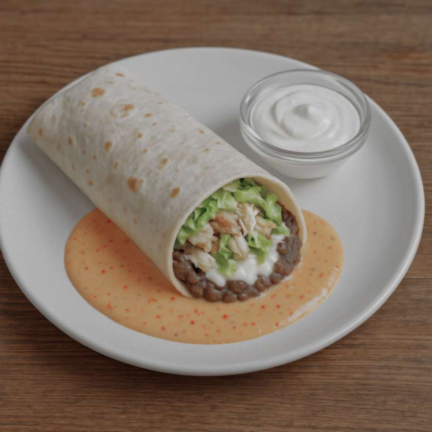 139. Sous-vide Chicken Breast Burrito (150 g)