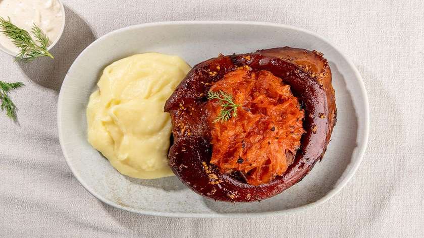 Crispy pork shank