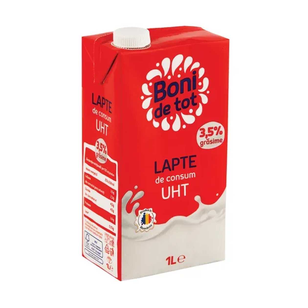 Boni de Tot lapte UHT 3,5% 1 l