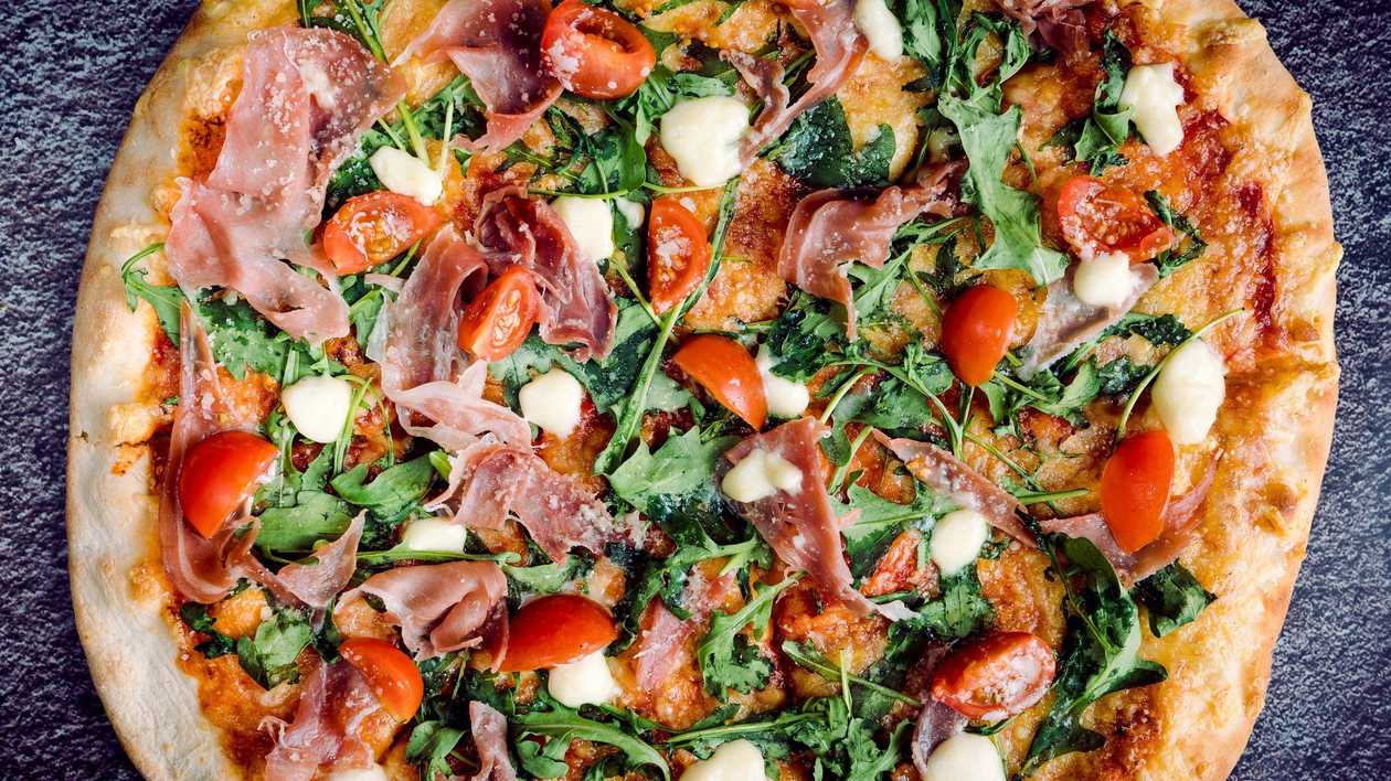 Pro-sci-utto pizza 23cm