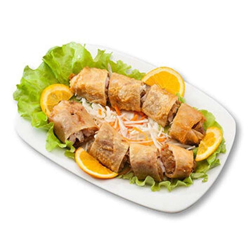 16. Spring rolls with different meats