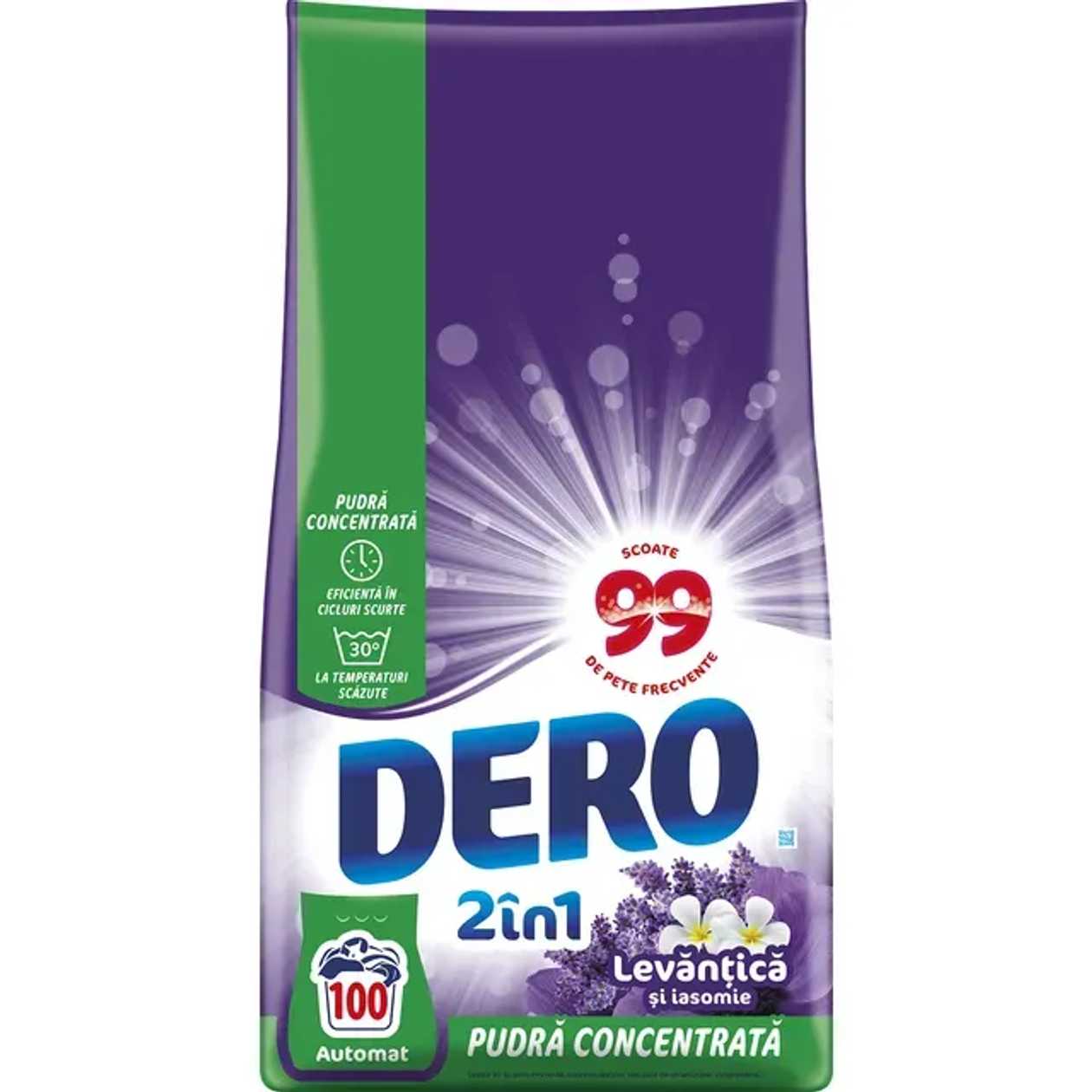 Dero Dergent aut pudra 2in1 lav 7,5 kg