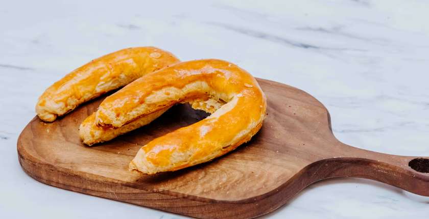 Layered Dough Pastry with Cottage Cheese