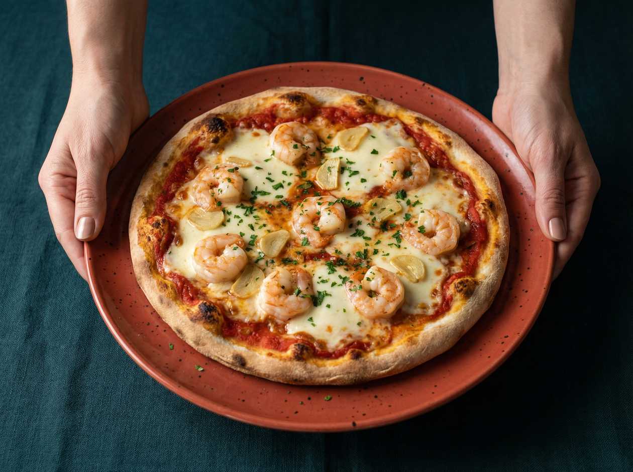 Shrimp and Garlic (32 cm)