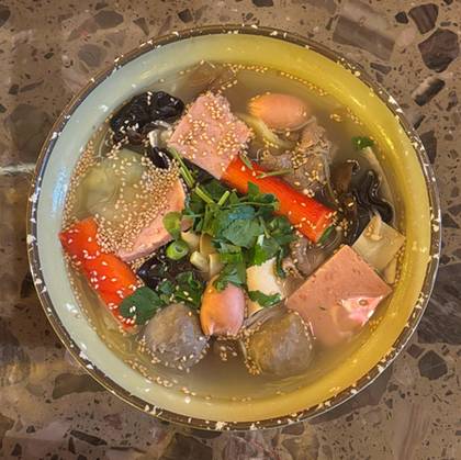 52. Clear Broth Mixed Meat Menu