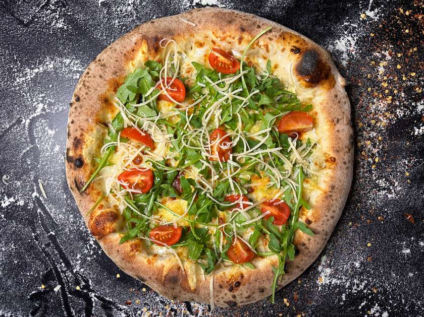 PIZZA Q.F. RUCOLA SI ROSII CHERRY 28CM