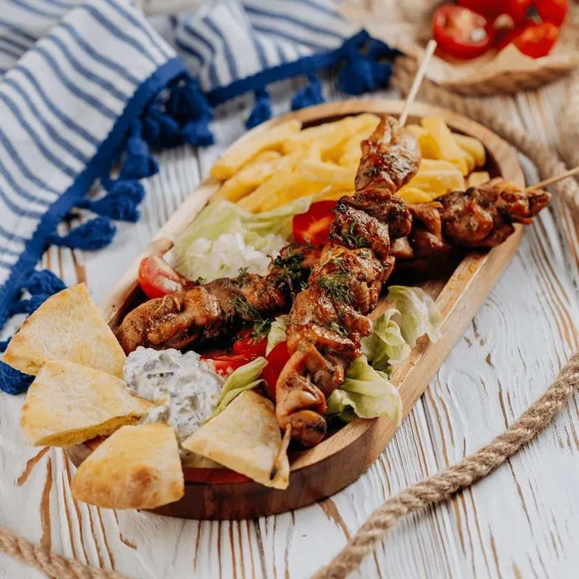 Грецька таця з куркою