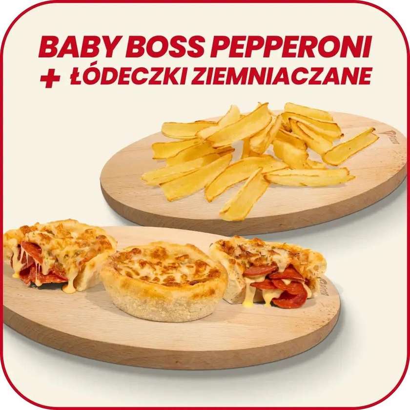 Baby Pepperoni + Łódeczki ziemniaczane