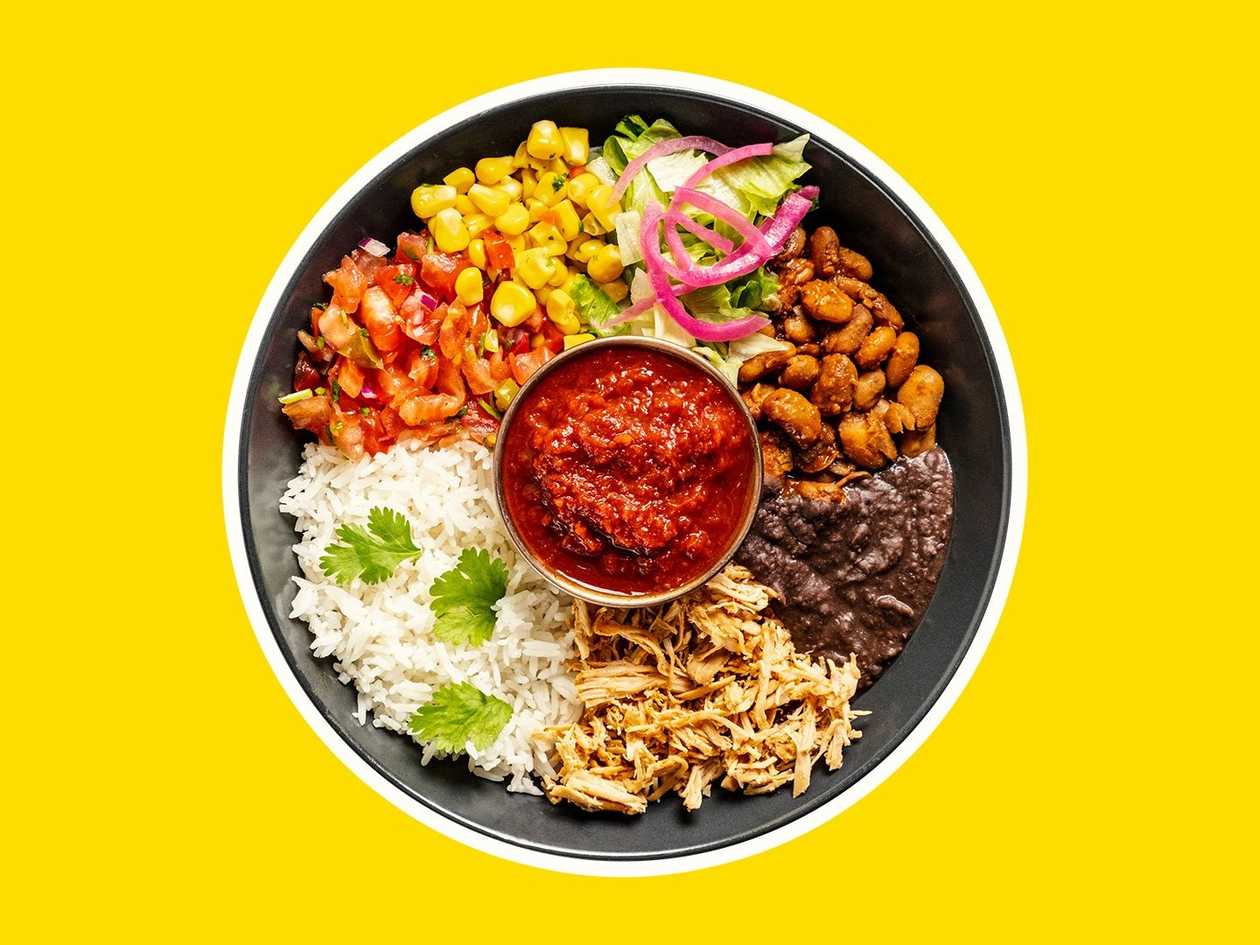 Mexický Bowl - chicken Fajitas