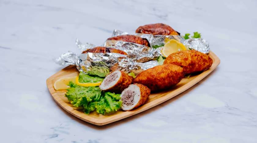 Stuffed Chicken Breast in Folklore Style