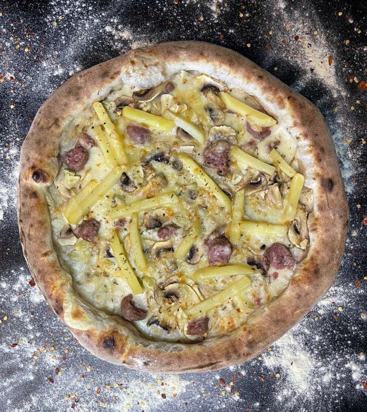 PIZZA PATATAE E SALSICIA 32CM