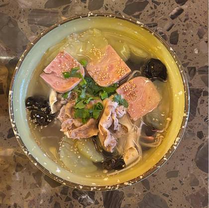 12. Clear Broth Pork Menu