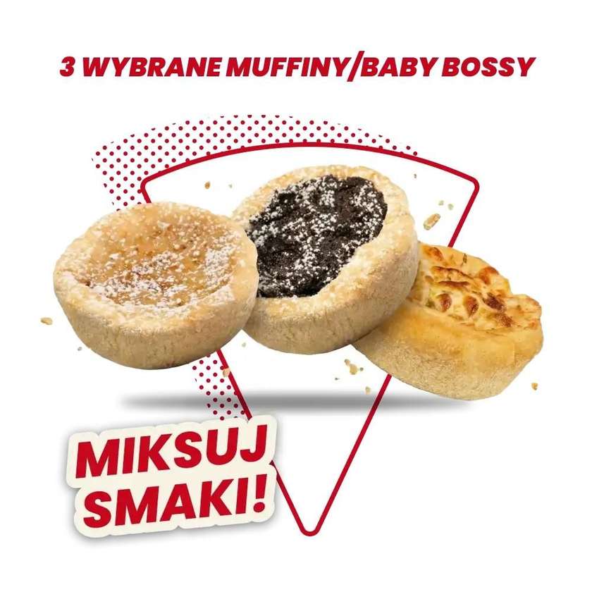 3 muffiny/baby bossy mieszaj dowolnie