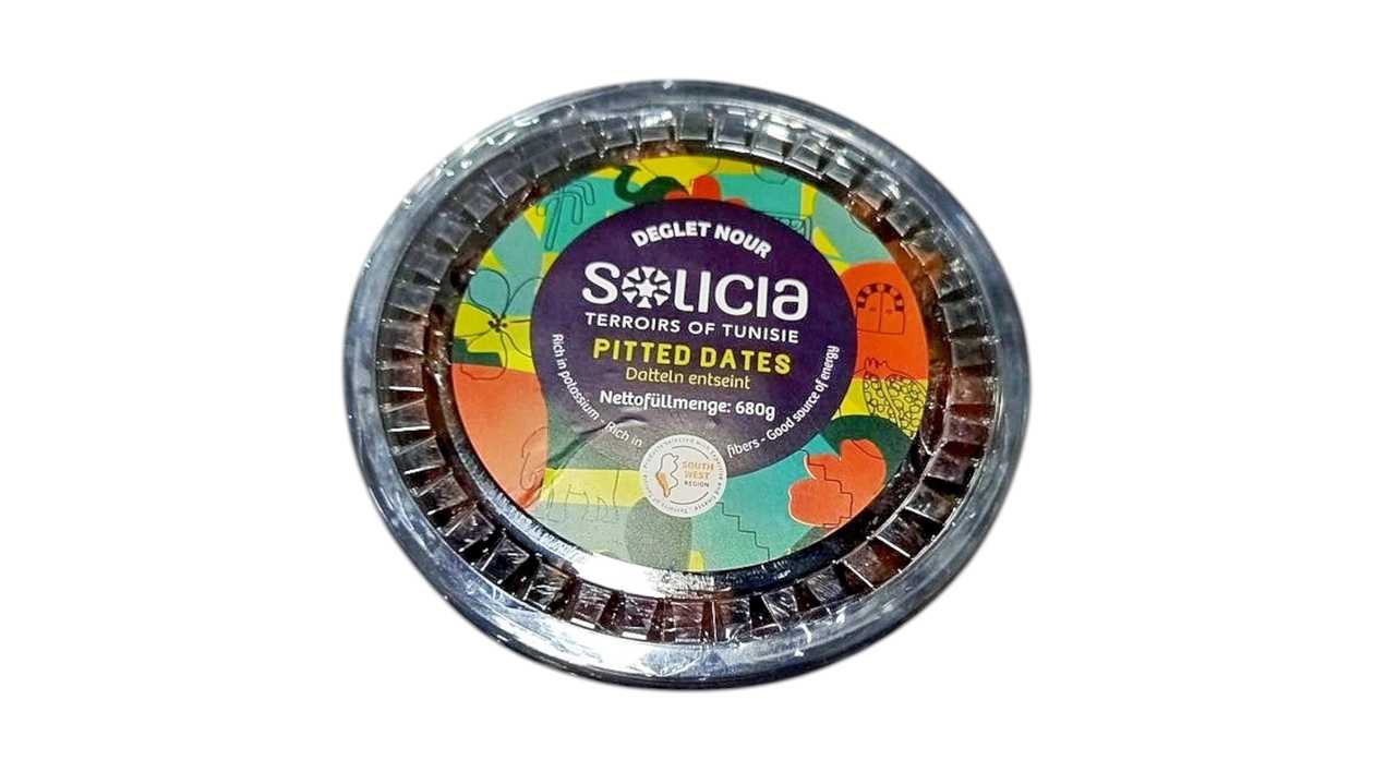 Dried pitted dates 680g (Solicia)