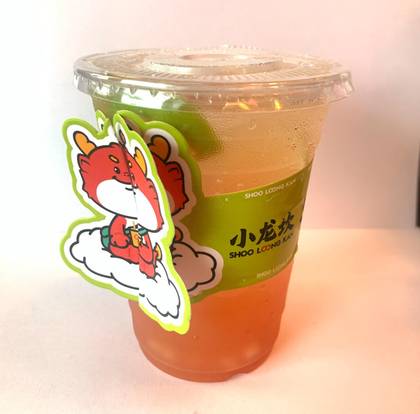 802. Sparkling Lemon and Peach Water