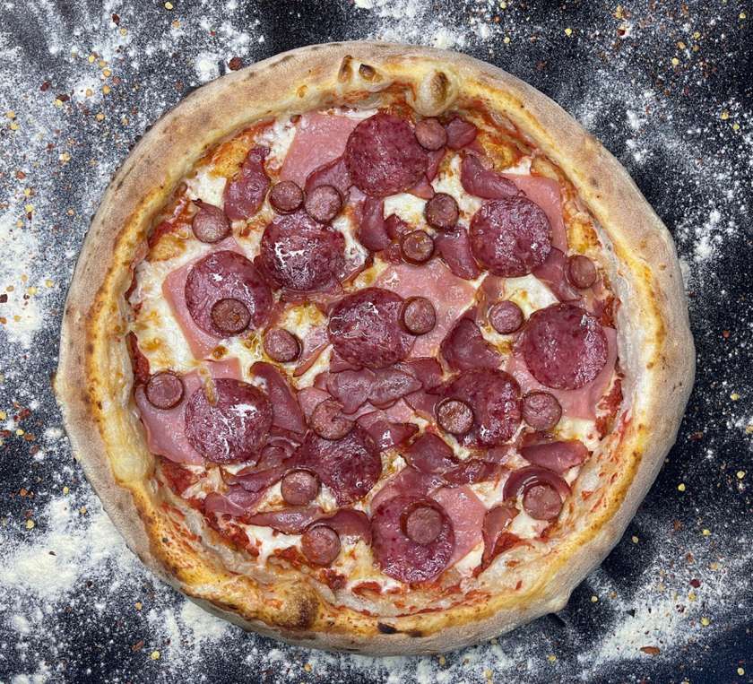 PIZZA QUATTRO CARNI 28CM