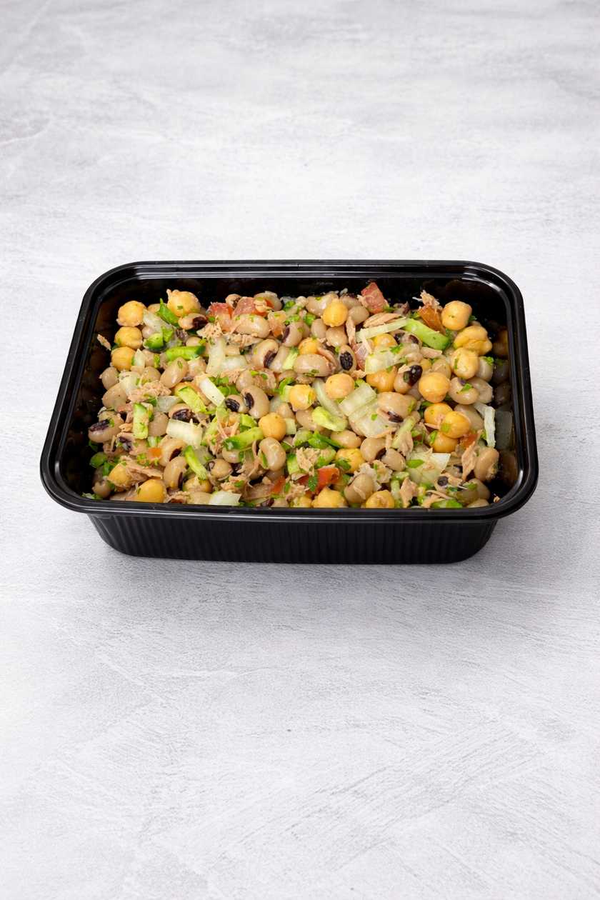 Superfood Black Eye Beans with Chickpeas