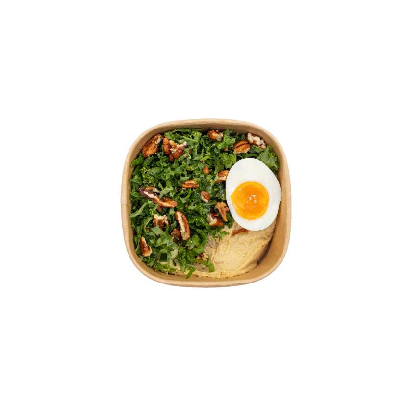 Hummus with Kale Salad (V)