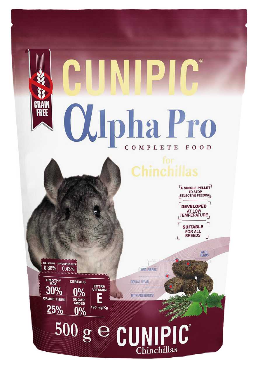 CUNIPIC ALPHA PRO chinchilla food 500 g