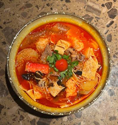 33. Tomato Beef and Seafood Menu