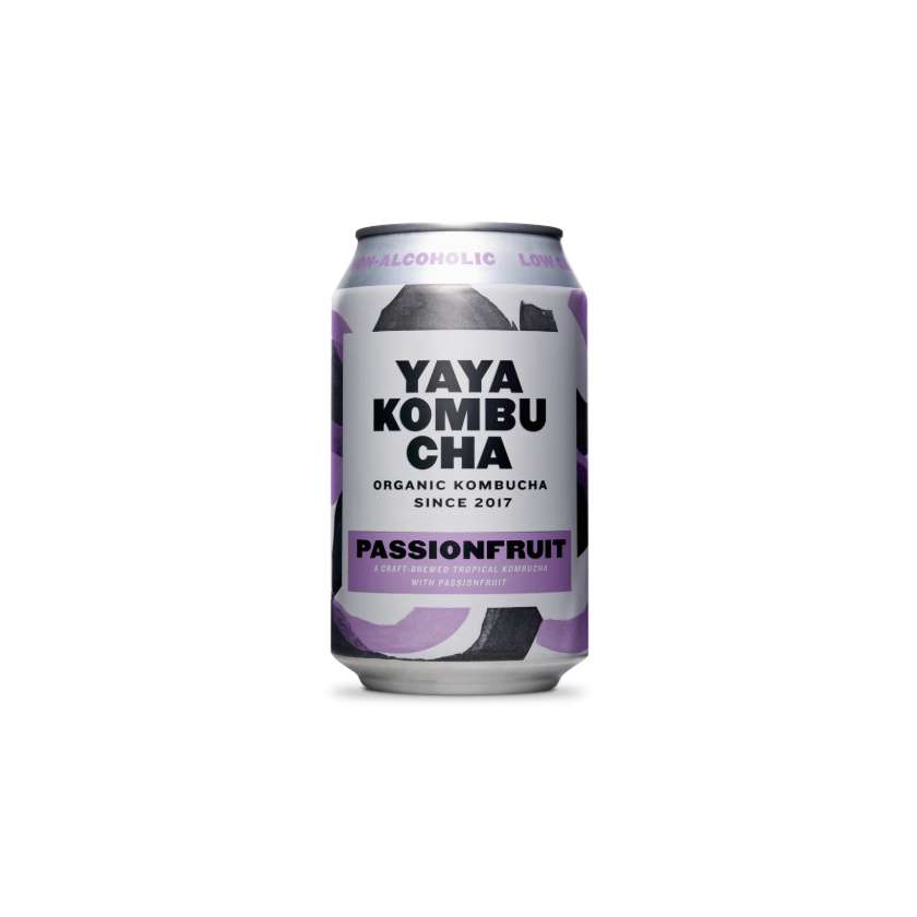 Kombucha with Passion Fruit Flavor, 330ml